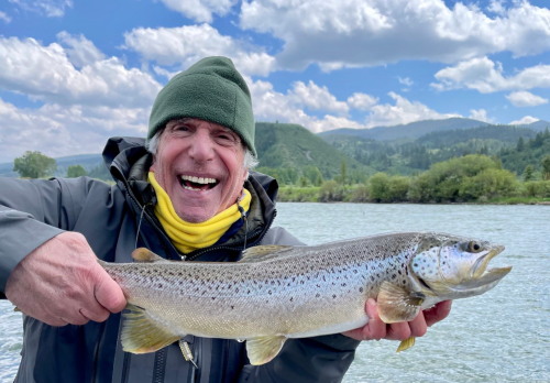 Henry Winkler is loving every minute of trout fishing in Idaho 