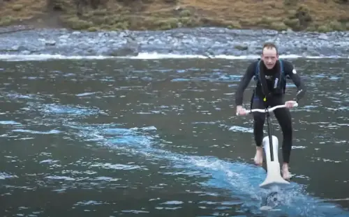 World’s first water ebike is half bike, half plane