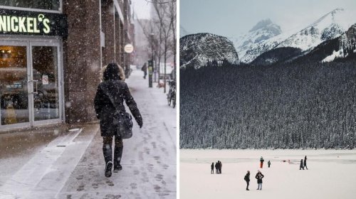 Most Of Canada Is Forecast To Get Snow In The Next Week & A Shot Of Arctic Air 