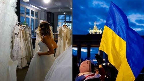 "I wouldn't fit in that dress anymore": Germans donate wedding dresses for Ukraine