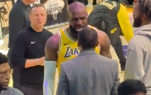 WATCH: LeBron James calls out Stephen A. Smith after Bronny diss