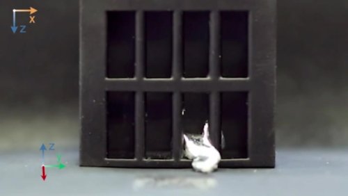 Robot turns itself into liquid to escape cage by oozing through bars
