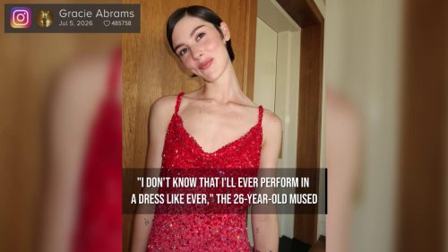 Gracie Abrams feels 'more like myself' with pixie cut.