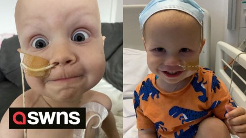 Toddler given prognosis of six to 12 months defies odds and is declared cancer-free