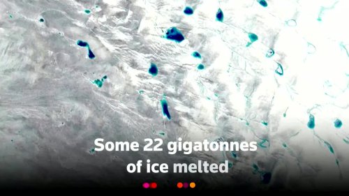 Greenland just lost a massive amount of ice