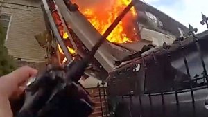 NYPD Bodycam Footage Captures Rescue After Gas Explosion Collapses Home