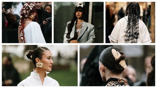Anything Can Be a Hair Accessory as Long as You Commit