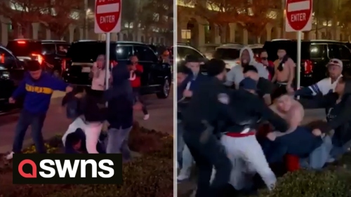 Rowdy NFL fans get into viscous brawl after 49ers' win over Cowboys
