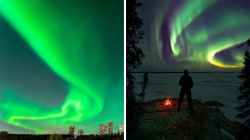 The Northern Lights Could Dip Far South & Be Visible Across Most Of Canada
