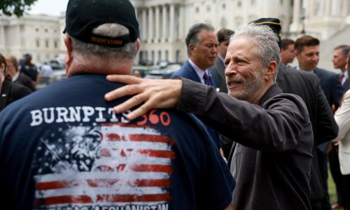 Jon Stewart Slams GOP for Blocking a Senate Bill That Would Help Veterans