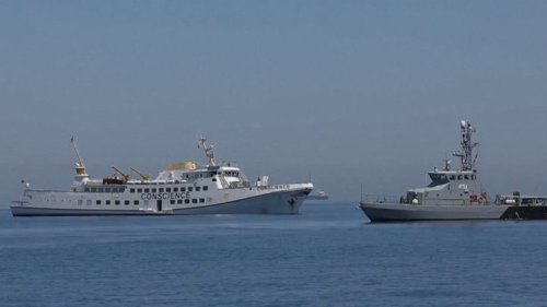 Maltese authorities block food supplies to stricken Gaza aid ship hit by drone attack