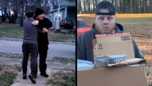 Friends Meet Face-To-Face For The First Time & Too Many Packages