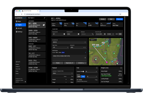 Garmin Launches Pilot Web Flight Planner