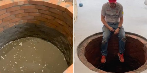 Bei Umbauarbeiten findet Mann einen Brunnen unter seiner Küche