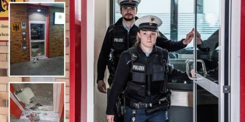 Bundespolizeidirektion München: Bundespolizeidirektion München: Glasscheibe der Wachentür eingetreten / 31-Jähriger zerstört Spiegelscheibe