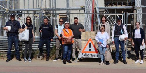 Hauptzollamt Münster: HZA-MS: Baustellenprüfung mit internationalen Gästen/Hauptzollamt Münster gewährt bulgarischer Delegation Einblicke in die Arbeitsweise des Zolls