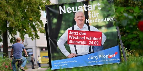 Parteiloser Amtsinhaber setzt sich durch: AfD-Kandidat scheitert bei Oberbürgermeister-Wahl in Nordhausen