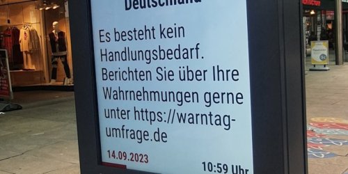 Feuerwehr Bremerhaven: FW Bremerhaven: Warntag in Bremerhaven erfolgreich