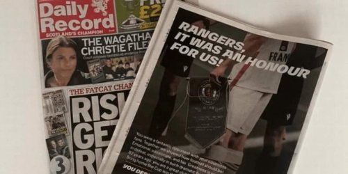 Faire Geste: Eintracht schaltet riesige Anzeige in schottischer Zeitung – das Netz feiert