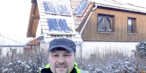 PV-Anlage vom Schnee befreien oder tauen lassen? Heimwerker spricht Klartext