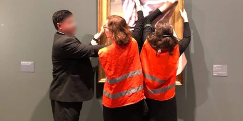In Hamburger Kunsthalle: Aktivistinnen haben es auf berühmtes Gemälde abgesehen - Security schreitet ein