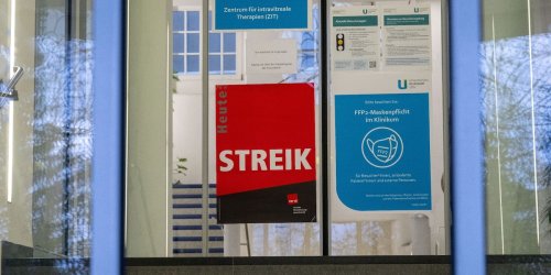 Gewerkschaften: Beschäftigte an vier Unikliniken beginnen Warnstreik