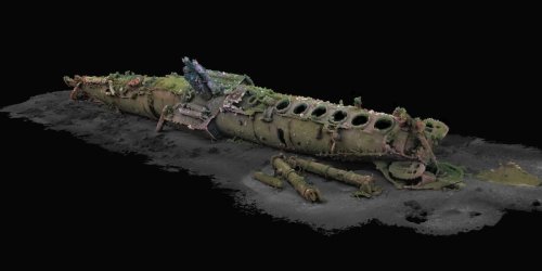 Geschichte: 3D-Modell von deutschem U-Boot-Wrack aus 30.000 Fotos