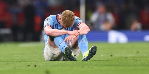 Champions-League-Drama um City-Star: Auch in seinem zweiten Finale muss de Bruyne unter Tränen vom Platz