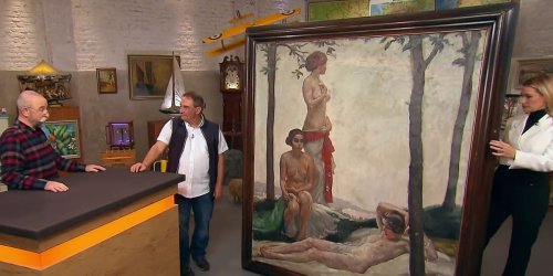 Trödelshow im ZDF: Bares für Rares: Horst Lichter von riesigem Kunstwerk „schwer beeindruckt“
