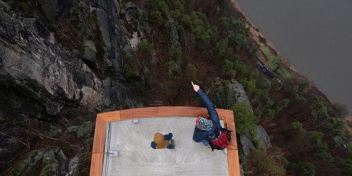 Sächsische Schweiz: Besondere Aussichtsplattform über Basteifelsen eröffnet
