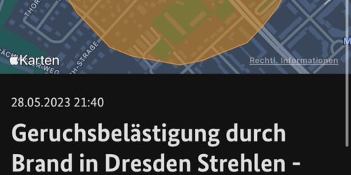 Feuerwehr Dresden: FW Dresden: Dachstuhlbrand mit starker Rauchentwicklung - Auslösung von Warnapps