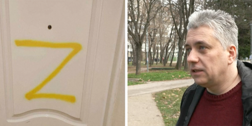 Mit „Z“ an der Haustür will der Kreml Exil-Russen in Serbien einschüchtern - Video