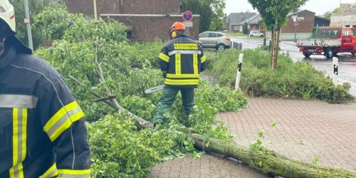 Freiwillige Feuerwehr Bedburg-Hau: FW-KLE: Unwetterbedingte Einsätze durch Gewitter und Sturmböen