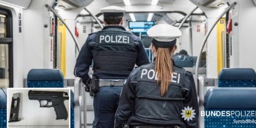 Bundespolizeidirektion München: Bundespolizeidirektion München: 31-Jähriger mit Anscheinswaffe in der S-Bahn: Keine Gefährdung von Reisenden