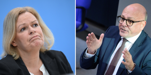 Scharfe Kritik aus der Union: „Ungeheuerlich“: CDU-Experte wirft Nancy Faeser Versagen auf ganzer Linie vor