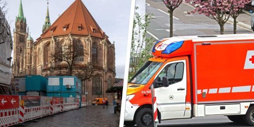 Einsatz in Nürnberger Innenstadt: Polizist ins Gesicht getreten - Zeuge behindert Beamte