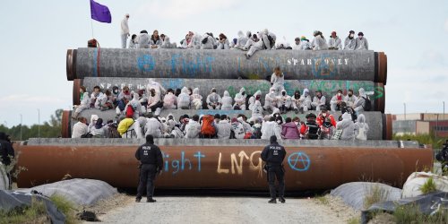 LNG-Protest: Unternehmen: Anti-LNG-Aktionen ohne Auswirkung auf Zeitplan