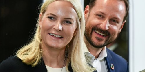 Leute: Kronprinz Haakon und Kronprinzessin Mette-Marit zu Besuch