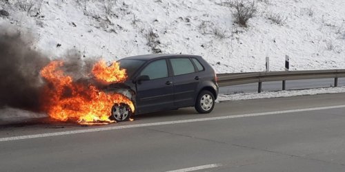 Autobahnpolizeiinspektion: API-TH: Feuer und Eis eine gefährliche Mischung