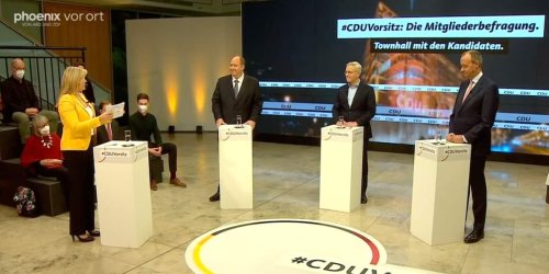 CDU-Triell im Minuten-Protokoll: "Ein bisschen zu viel Aussteigen": Beim Thema Energie schießt Merz gegen die Ampel