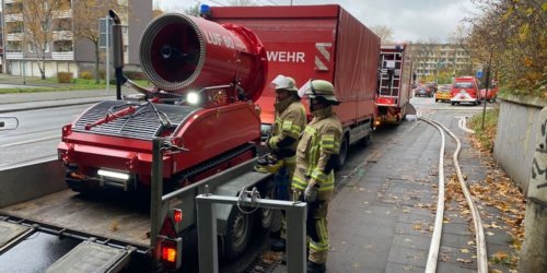 Feuerwehr Kleve: FW-KLE: Klever Löschroboter unterstützt in Duisburg