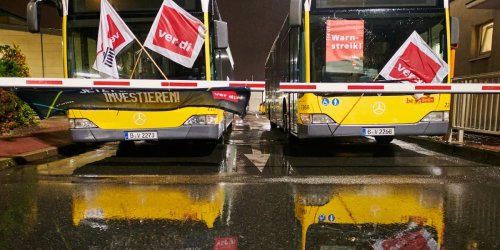 Mega-Streik im Ticker: Verdi kündigt Streikwelle bei Bussen und Bahnen an