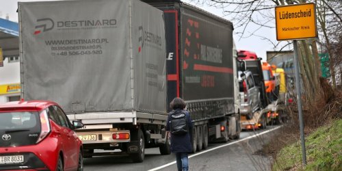 Verkehr: Lkw-Durchfahrtsverbot für Lüdenscheid: Umfassende Kontrollen