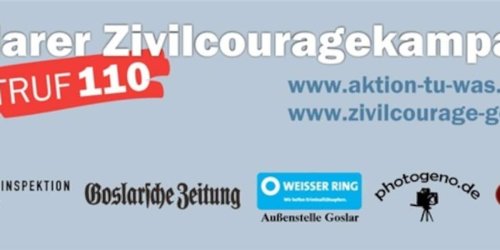 Polizeiinspektion Goslar: POL-GS: Goslarer Zivilcouragekampagne ehrt Alltagshelden am Tag der Kriminalitätsopfer