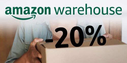 Große Lagerräumung: Amazon Warehouse Deals für kurze Zeit mit 20 Prozent Extra-Rabatt