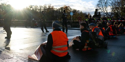 Protest: Erneut Straßenblockaden von Klimademonstranten in Berlin