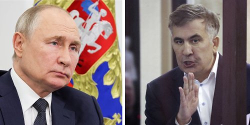 Gastbeitrag von Micheil Saakaschwili : Putin überfiel auch sein Land - jetzt warnt er den Westen vor einem „Hirngespinst“