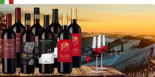 Shopping-Deal mit FOCUS online: Prämierte Rotweine im Paket für nur 39,95 Euro – ein Gläser-Set gibt es gratis dazu