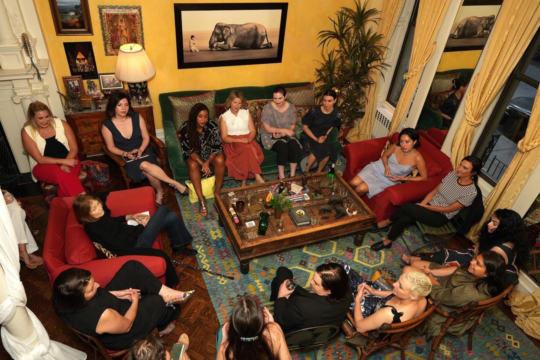 The Best New York Hang Is Happening Inside Gloria Steinem’s Townhouse