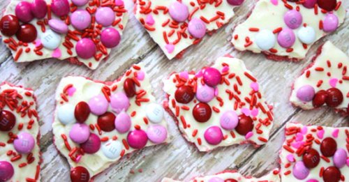Easy Valentine's Day Bark Candy Recipe